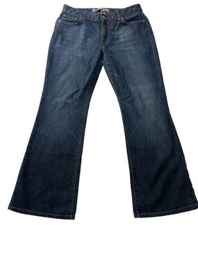 GAP Curvy Flare Jeans Women’s Size 12 Regular Dark Wash Stretch Denim Y2K Flared
